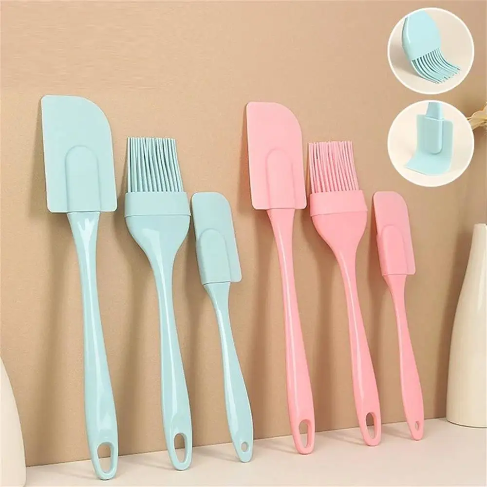 Kitchen Baking Mixer - 3 pçs antiaderente silicone creme raspador