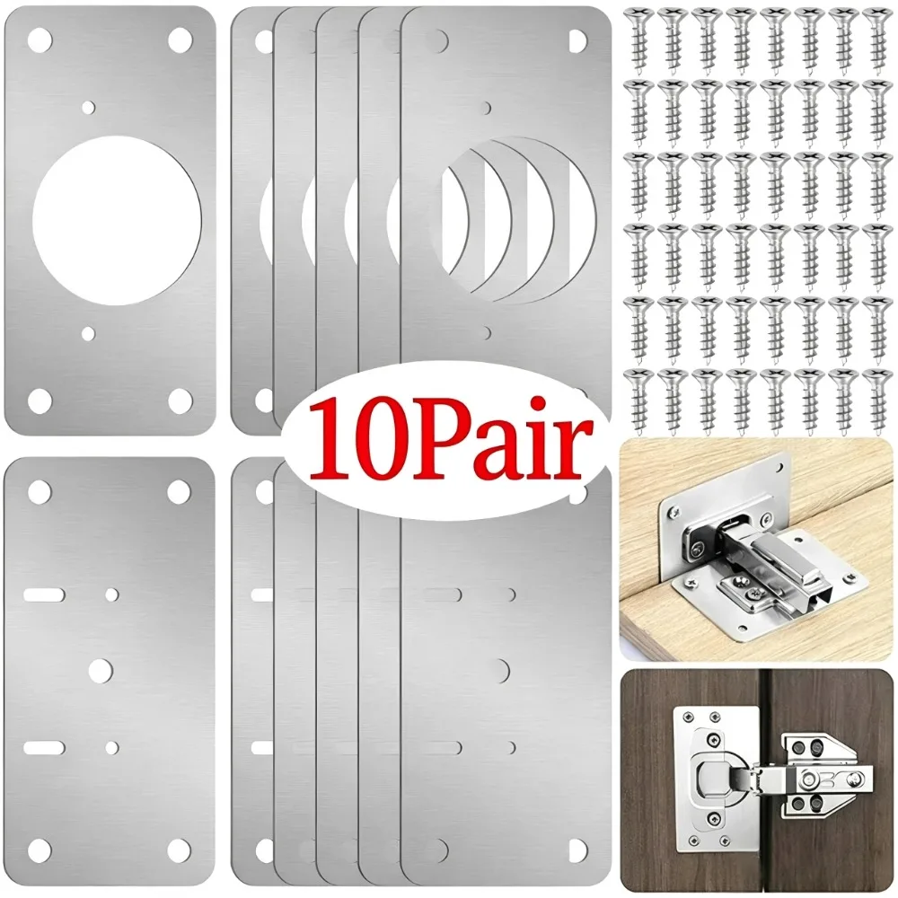 Kitchen Baking Cabinet - 10/1 Pares de Placas de Reparo