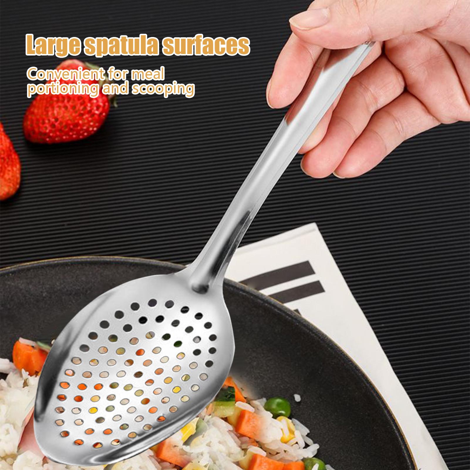 Nova colher de metal com fenda - Offset Spatula Set avaliação e preço