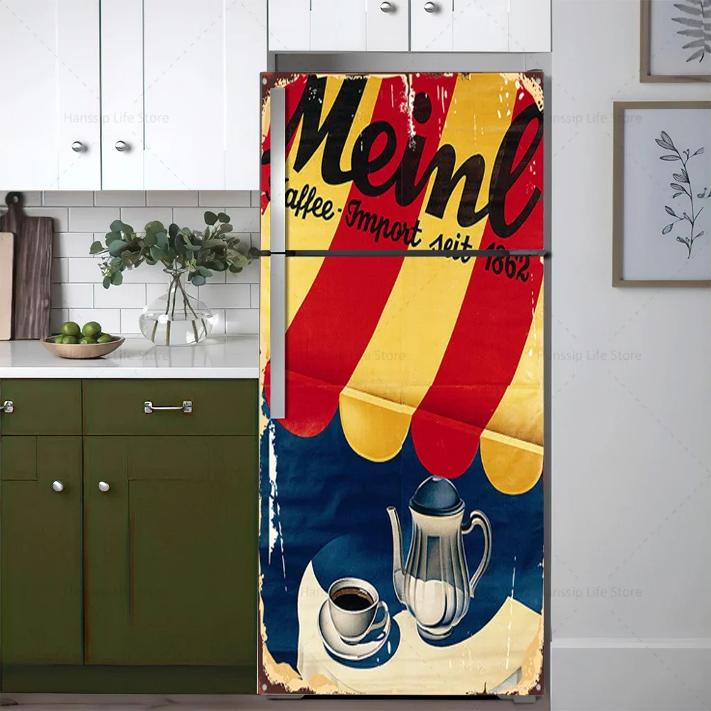 Retro café fundo geladeira por - Kitchen Baking Cabinet avaliação e preço