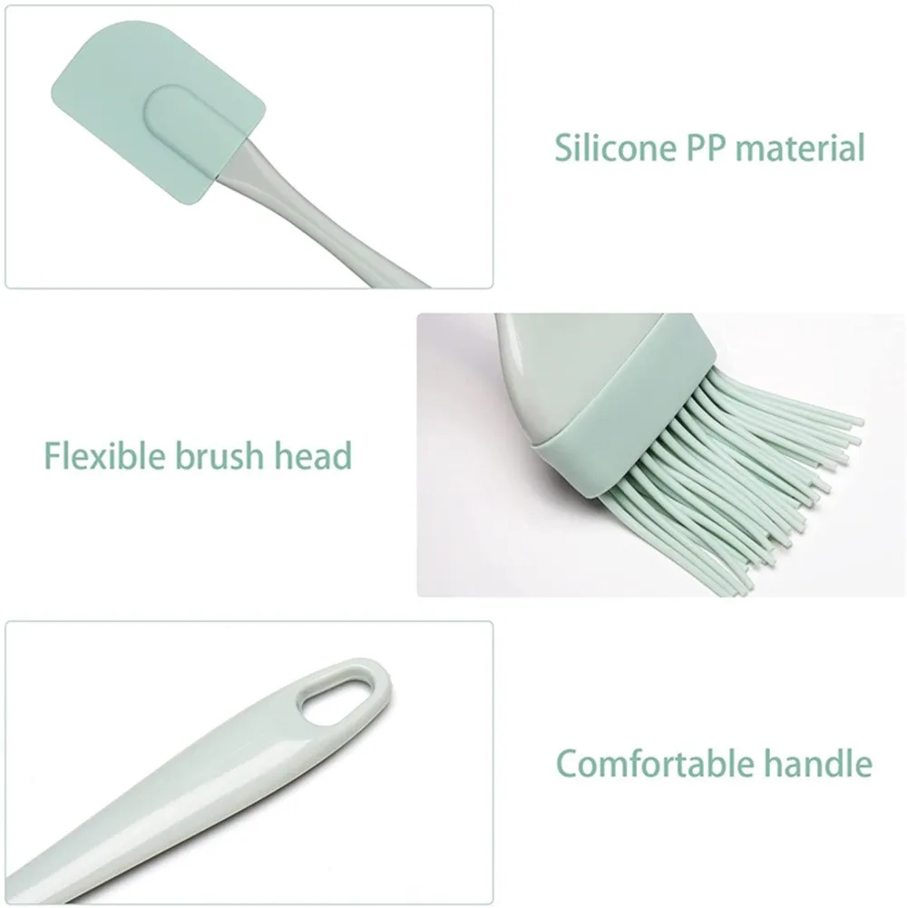 Kit 3 Peças: Espátula de Silic - Kitchen Baking Mixer avaliação e preço