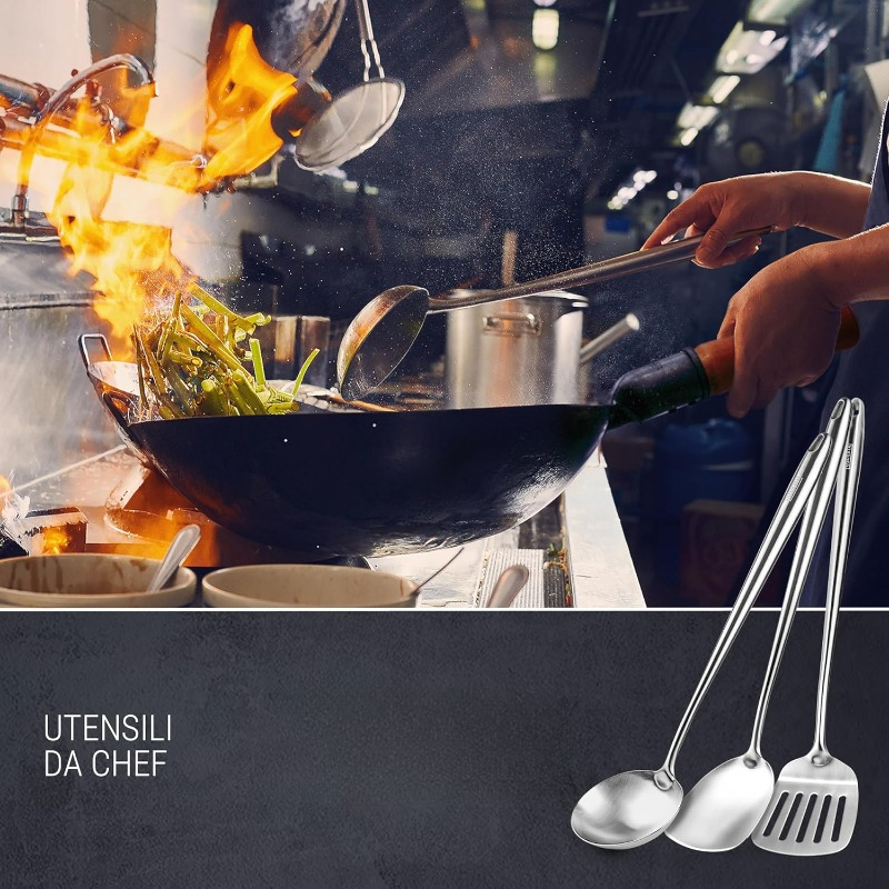 Espátula para Wok e Concha, Co - Offset Spatula Set avaliação e preço