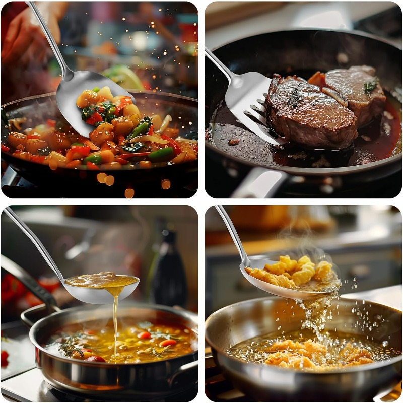 Espátula para Wok e Concha, Co - Offset Spatula Set avaliação e preço