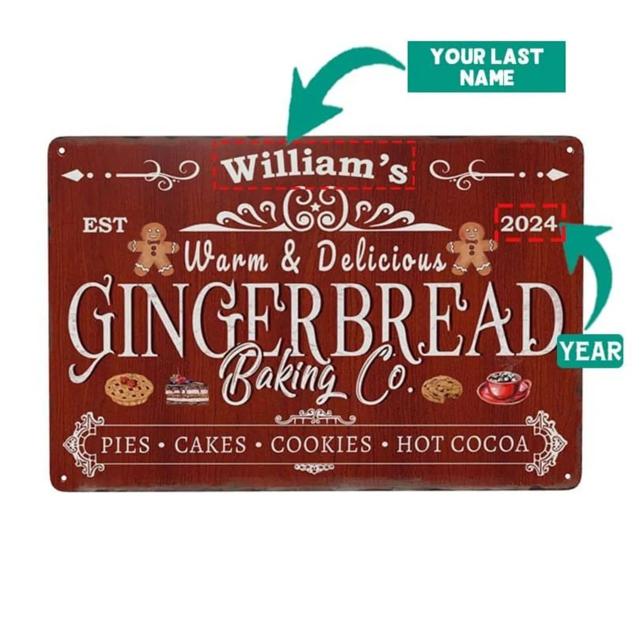 1pc personalizado pão de gengi - Kitchen Baking avaliação e preço