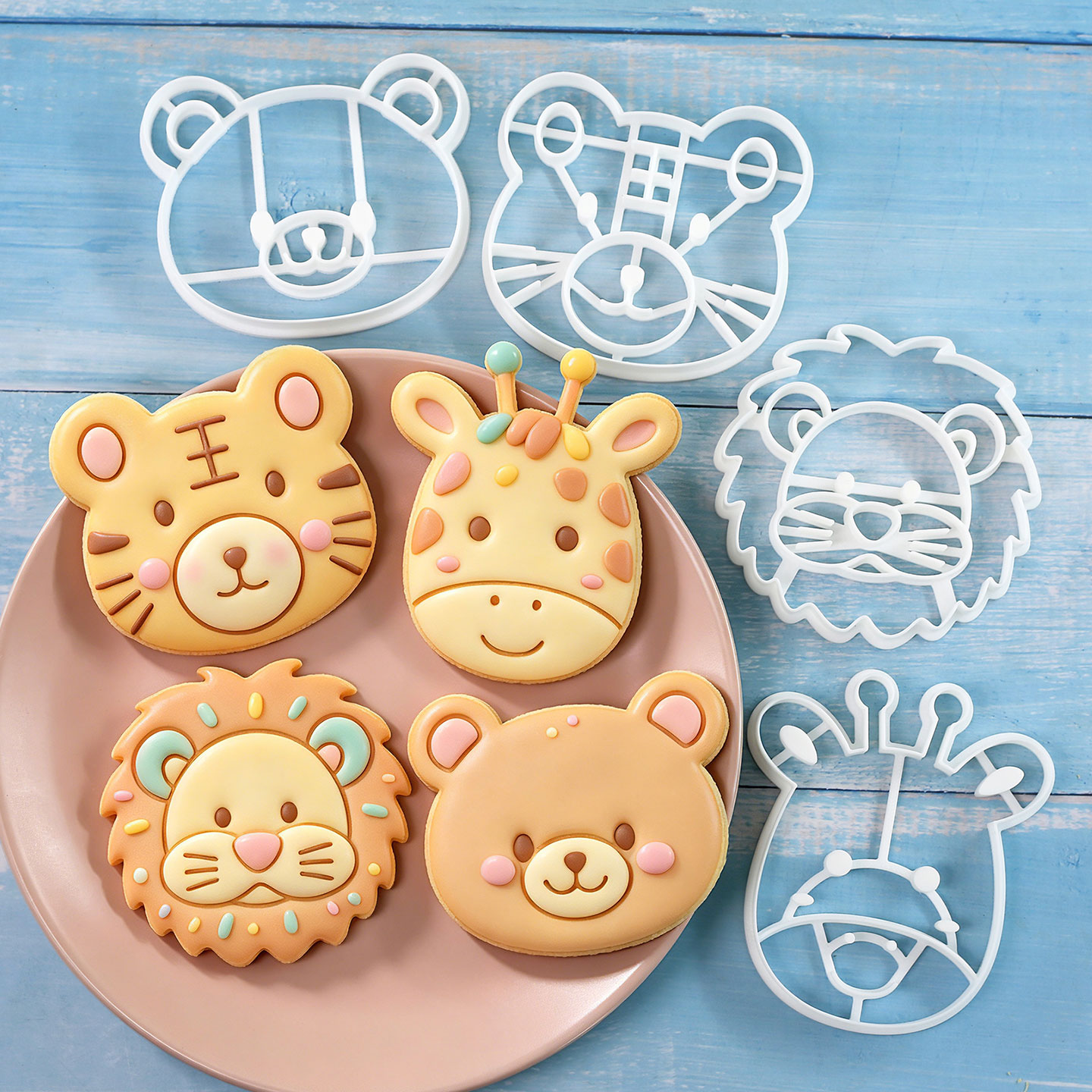 Conjunto de 4 Cortadores de Bi - Kitchen Baking Cake avaliação e preço